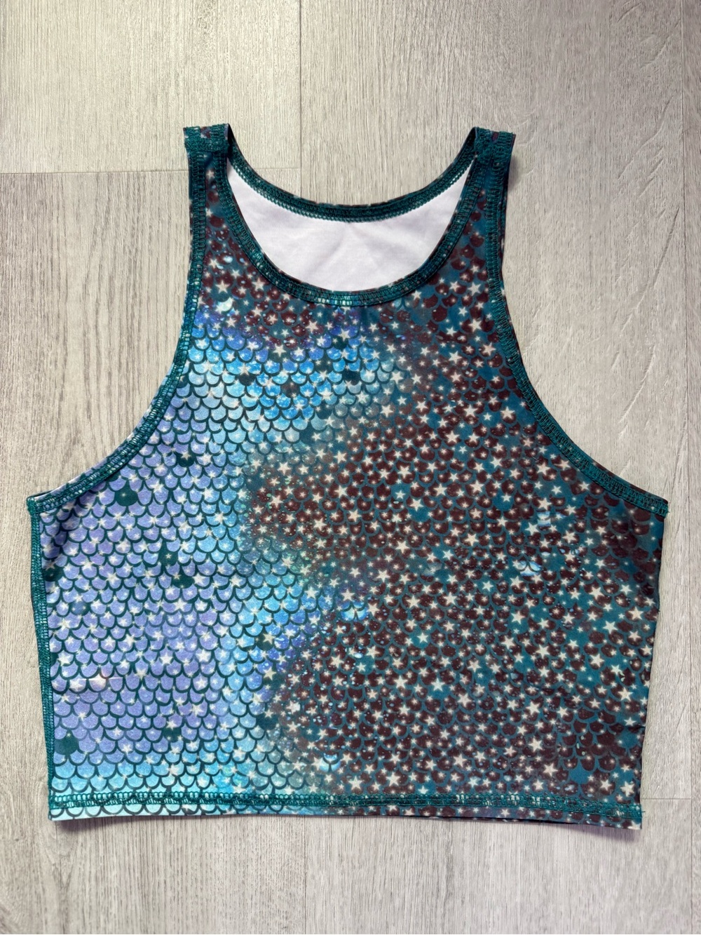 Women’s Tiki Yoga Mermaid Crop Tank Top